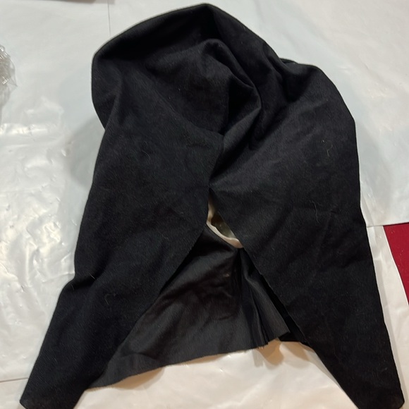 Skull face mask SCARY HORROR teeth open mouth cracked skull black hood Halloween - Picture 5 of 11